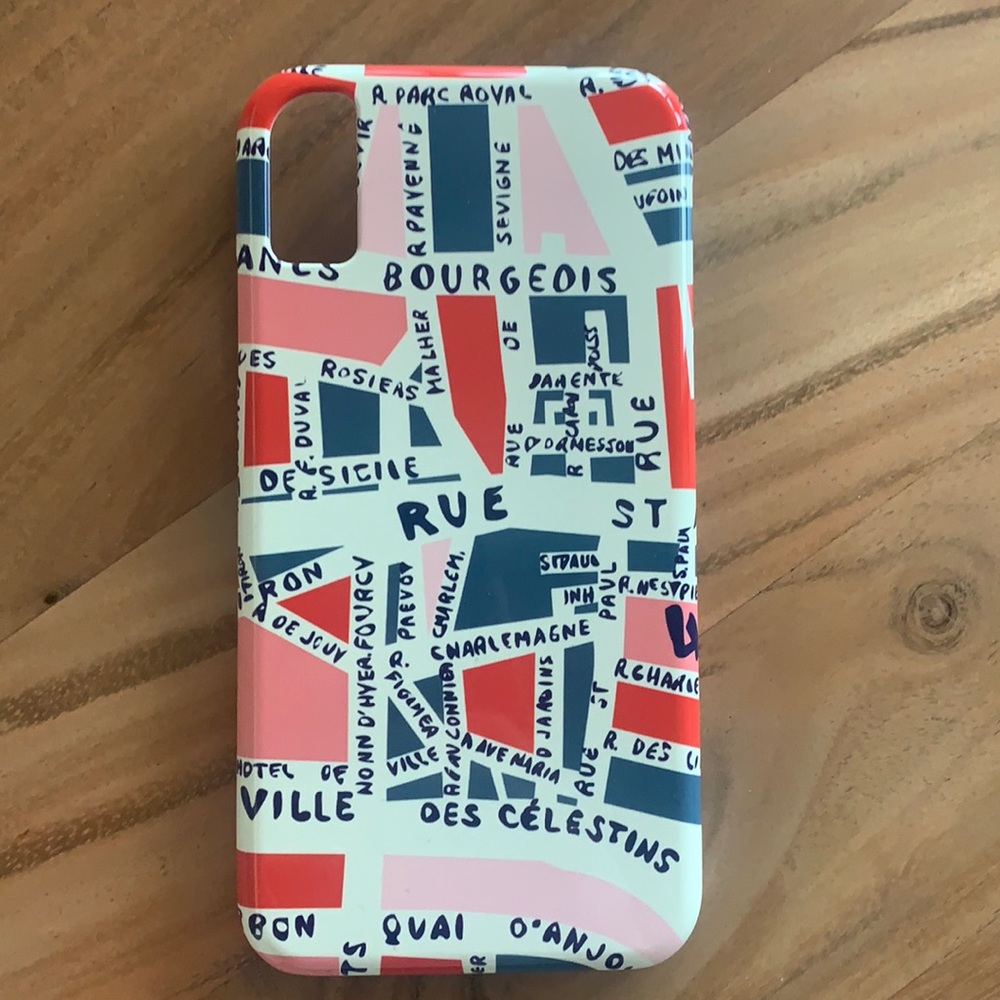 iPhone XS Paris print phone case. Brand new!